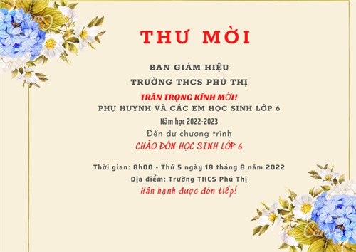 Thư mời